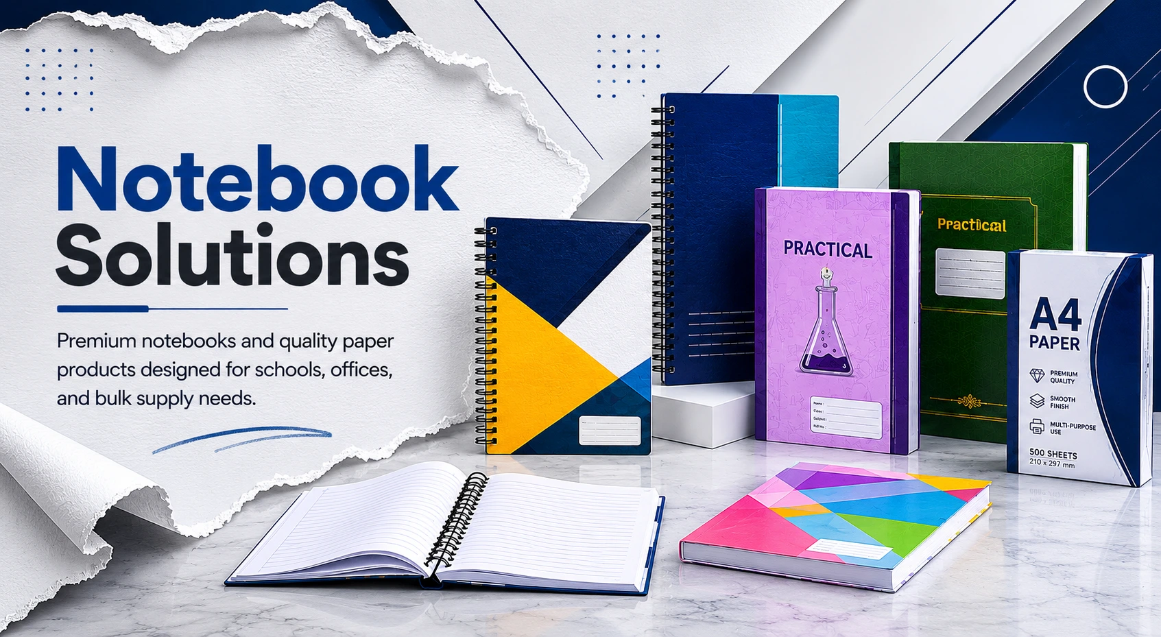 Notebook Manufacturer in Danapur Patna supplying premium quality notebooks